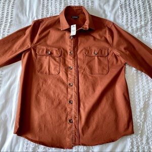 Express Medium Solid Shirt Jacket
